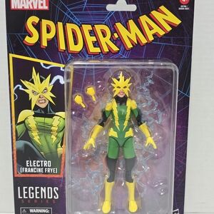 Marvel Legends Spider-Man Electro Francine Frye @ToyBros